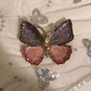 Beautiful butterfly jewelry holder
